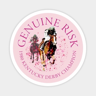 Filly Genuine Risk 1980 Kentucky Derby Champion design Magnet